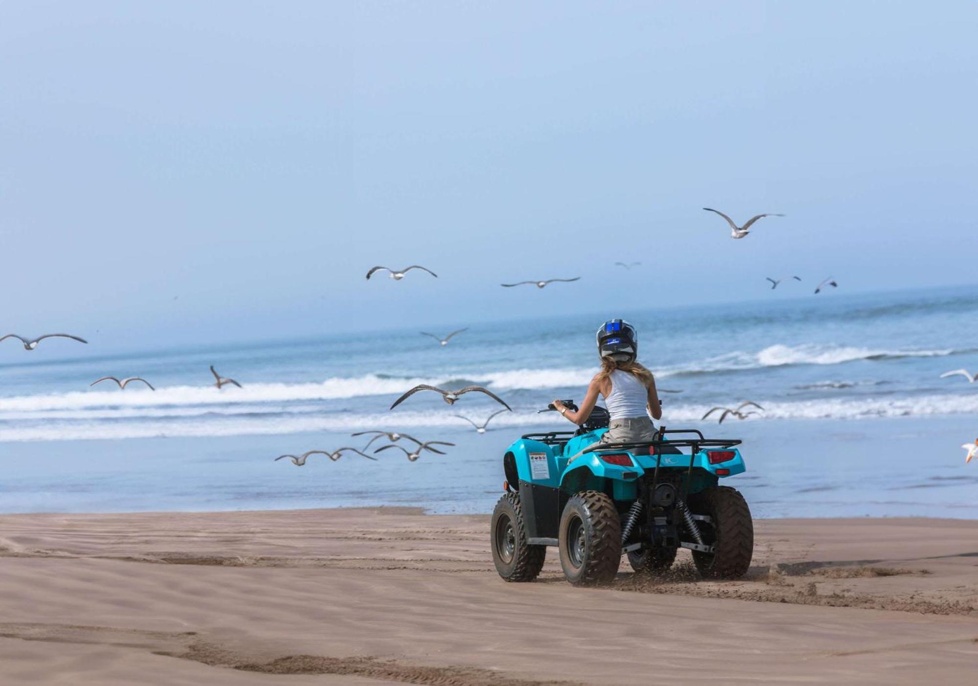 Mazagan Beach & Golf Resort Provincia di Provincia di El Jadida Esterno foto ATV riding on the beach